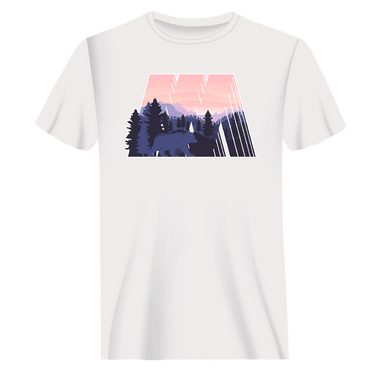 Geometric Camping T-Shirt for Men